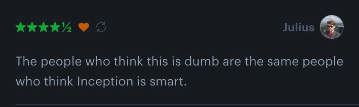 chavosara's tweet image. #framefatale 
Un comentario en Letterboxd sobre Showgirls.