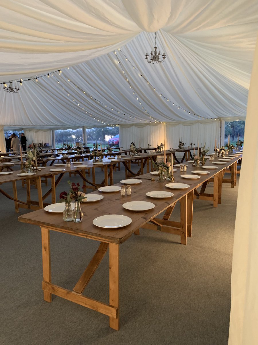 A wedding from last weekend #marqueehire #marqueehirebucks meadowmarquees.co.uk