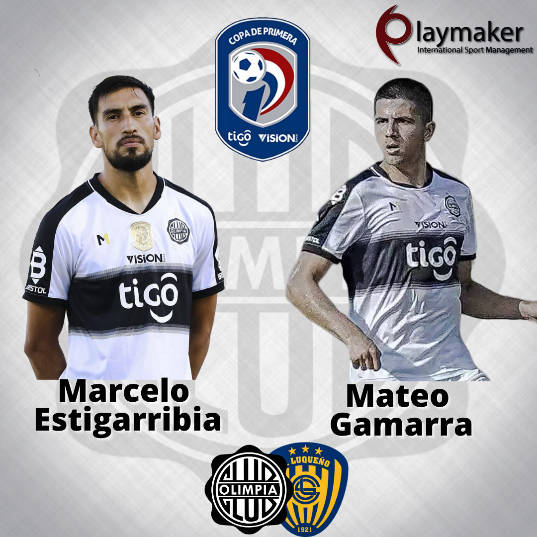 playmaker_py's tweet photo. Nuestro representado Mateo Gamarra es titular, mientras que Marcelo Estigarribia está como alternativa en @elClubOlimpia frente a @SpLuquenOficial en el juego por la decimoquinta fecha del Torneo Clausura @CopaDePrimera https://t.co/20uONsyDX7