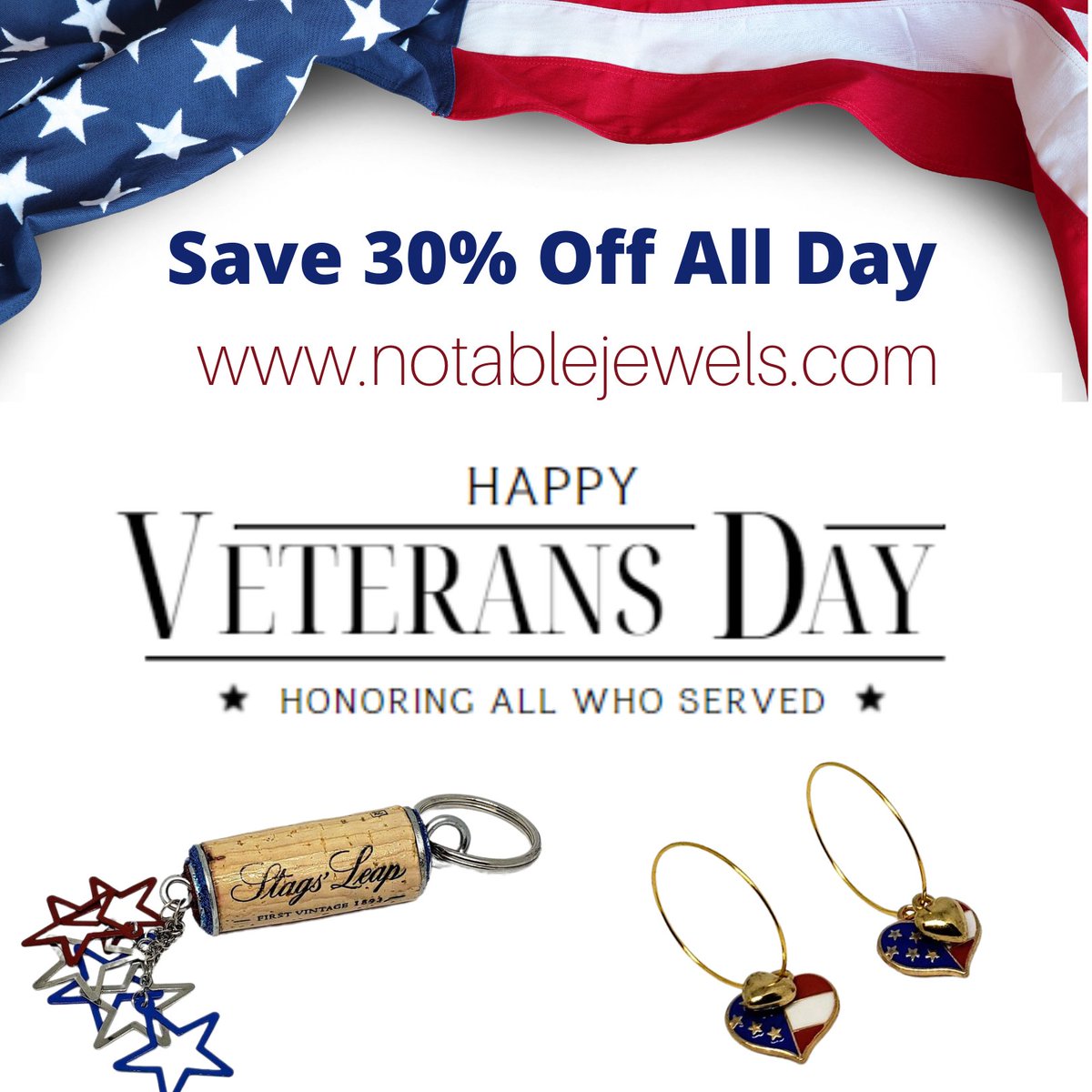 notable_jewels's tweet photo. https://t.co/JolsCWX9t3 via @Etsy 

Veteran's Day Sale on November 11th! Everything in the shop will be 30% off! INCLUDING MERCH!

#shopsmallbusiness #veteransday #blackownedbusiness #jewelrymaking #jewelrydesigner #jewelrybiz #shoplocalVA #musthave #etsyfinds #blackfriday https://t.co/WfM7t296ha