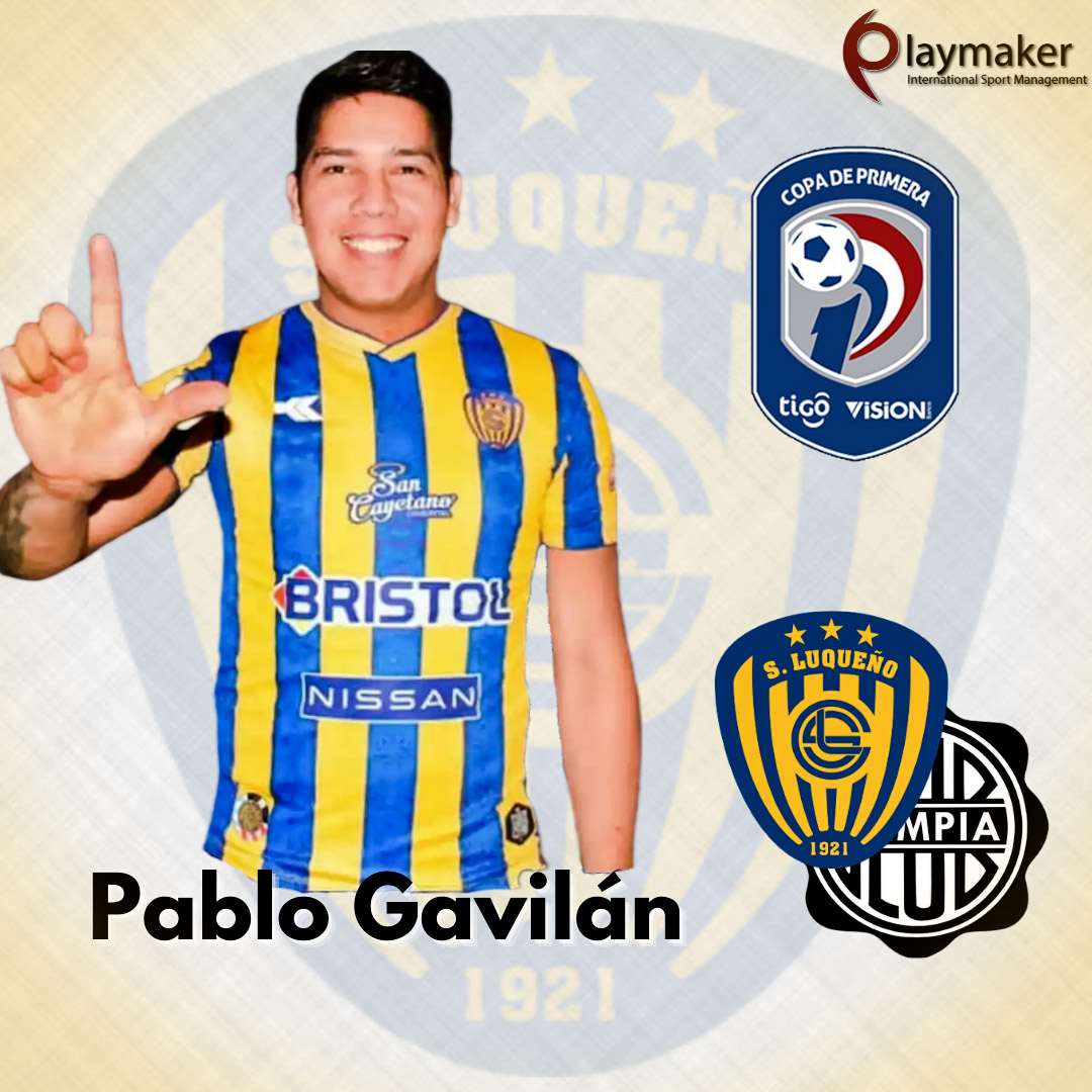 playmaker_py's tweet photo. Nuestro representado @PPabloGavilan es titular en @SpLuquenOficial frente a @elClubOlimpia en el juego por la decimoquinta fecha del Torneo Clausura @CopaDePrimera https://t.co/7krmRdvvUX