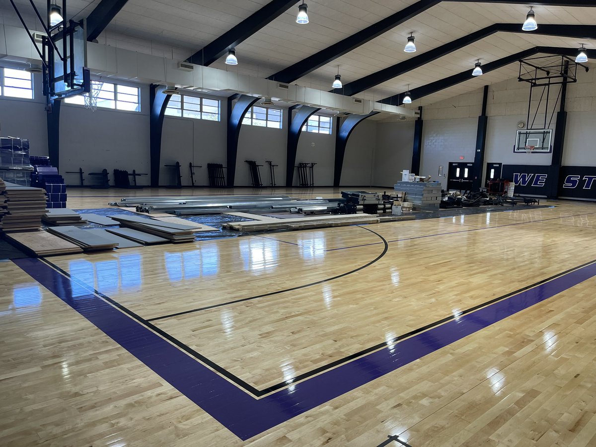 “The old gym? Where?!” Not anymore!! So grateful for all of the hard work and time our team and district leaders has put in to make this happen!! 🙌🏼 Bleachers coming soon! <a href="/msa_w/">MSA West M/HS</a> #ipsbproud #becausewerewest