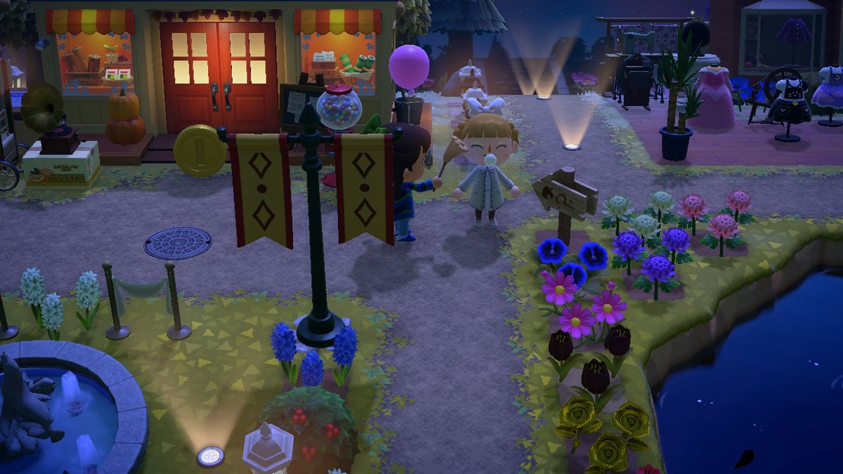 Citronfraise1's tweet photo. #AnimalCrossing #ACNH superbe soirèe chez 
@BihotzaACNH avec nos balai a poussière lol et suivie d'un petit café https://t.co/Ie2jXI2YiU