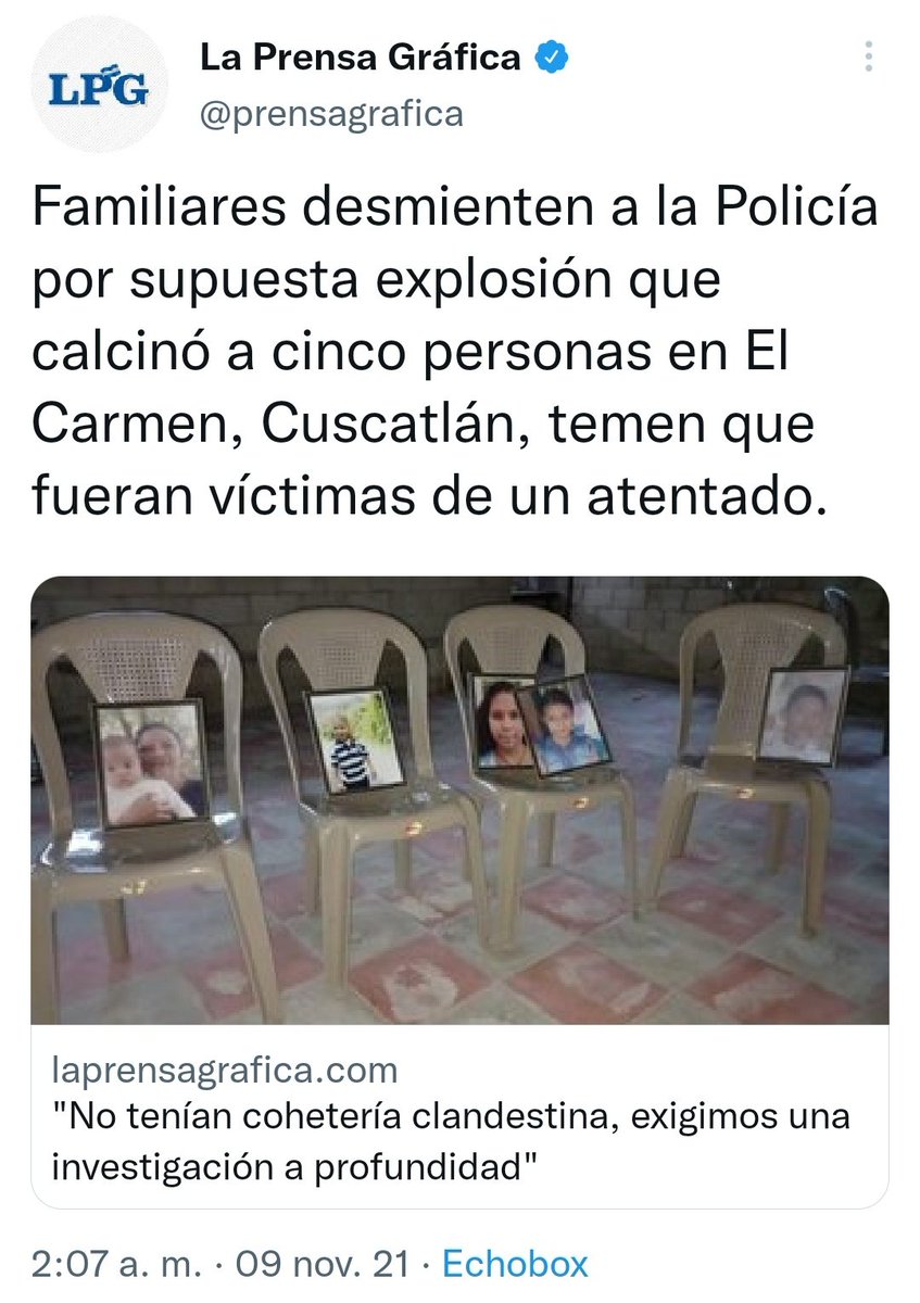 Silvia5920's tweet photo. @JC_Bidegain @BomberosSV @nayibbukele GOBIERNO MARERO https://t.co/sOKYFkHPQg