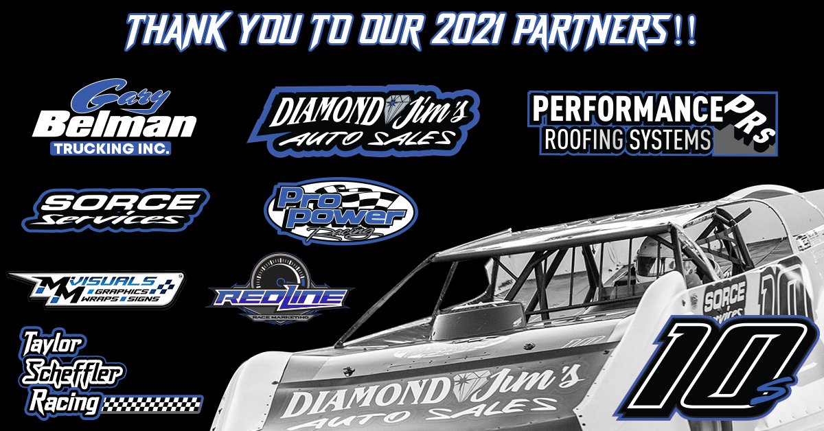 TScheffler10s's tweet photo. Thank you to all of our great partners from the 2021 racing season! We could not of had the success we had this season without the support of each and every one of you! We truly appreciate your support and we strive to represent you each week to the best of our abilities! https://t.co/qzGaVIRxOd