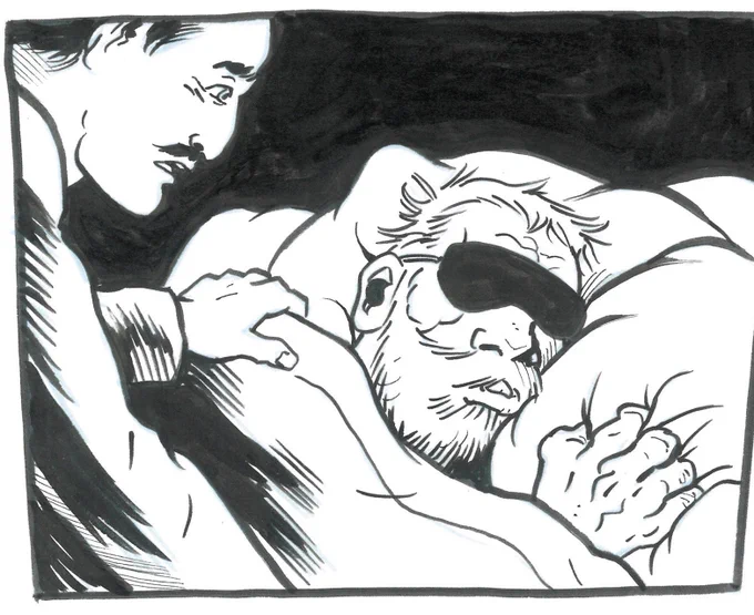 Here are some non spoilery panels from the three pages I finished inking so far this week. 