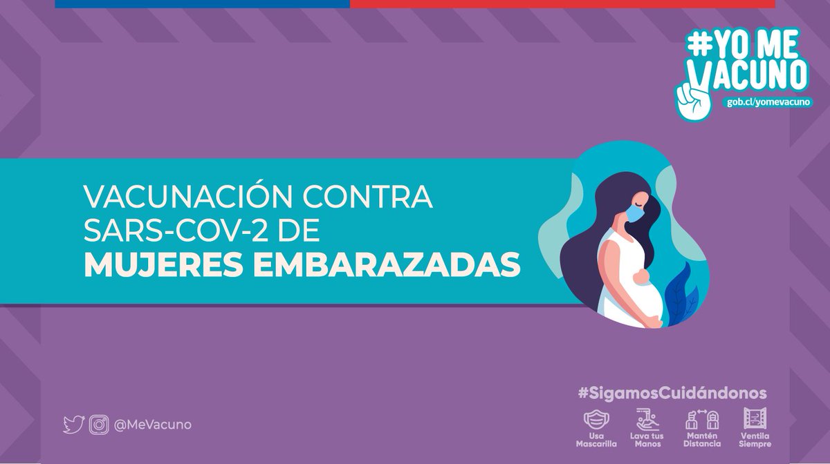 MeVacuno's tweet photo. Las embarazadas���� pueden vacunarse 💉 contra #COVID_19 a partir de la semana 16 de edad gestacional presentando este formulario de consejería https://t.co/xZQudpAelW firmado por su médico tratante

🌐 Revisa el calendario de vacunación en https://t.co/M1zDDarsGn 
#YoMeVacuno ✌ https://t.co/RnhirEIMye