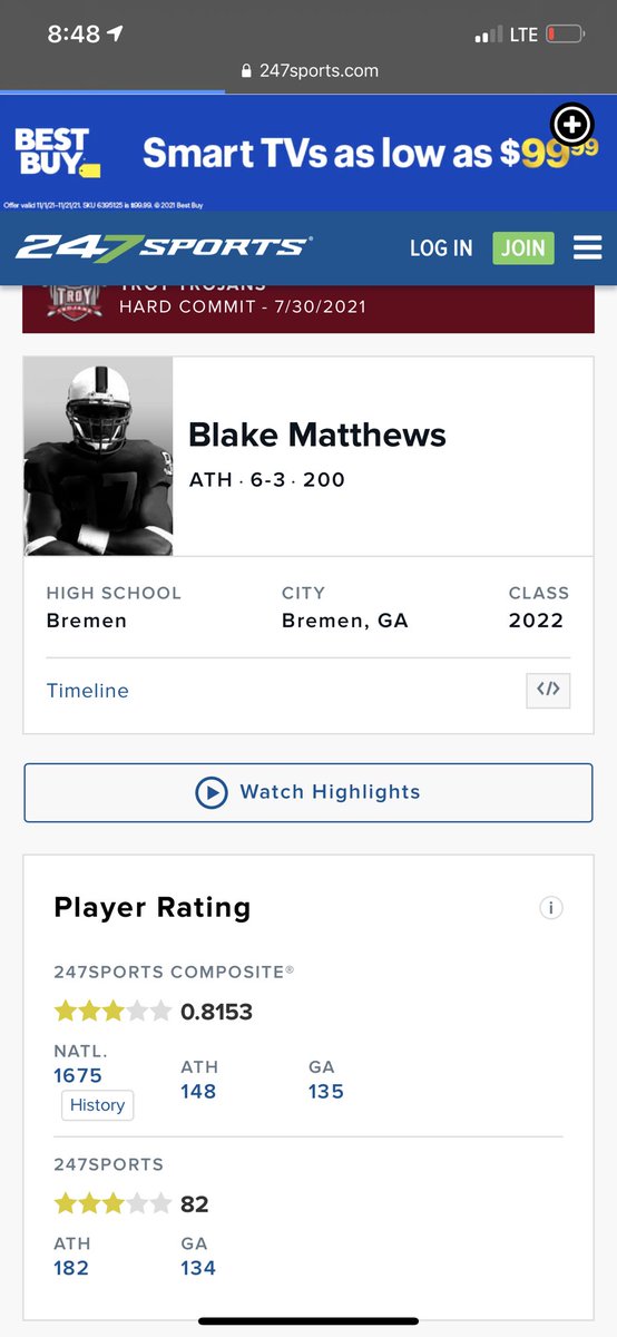 Blake Matthews tweet media