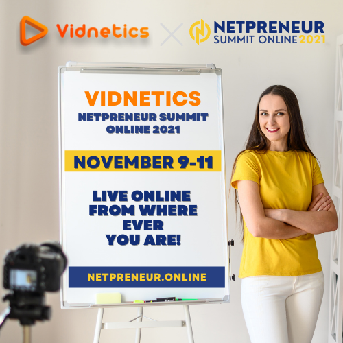 jamesbrown's tweet photo. Vidnetics Netpreneur Summit starts in 4 hours! Join us from anywhere you are. Start & grow your internet business https://t.co/rgQUmstoVW #Netpreneur #OnlineBusiness #DigitalMarketing #eCommerce https://t.co/0Peb17S5aa