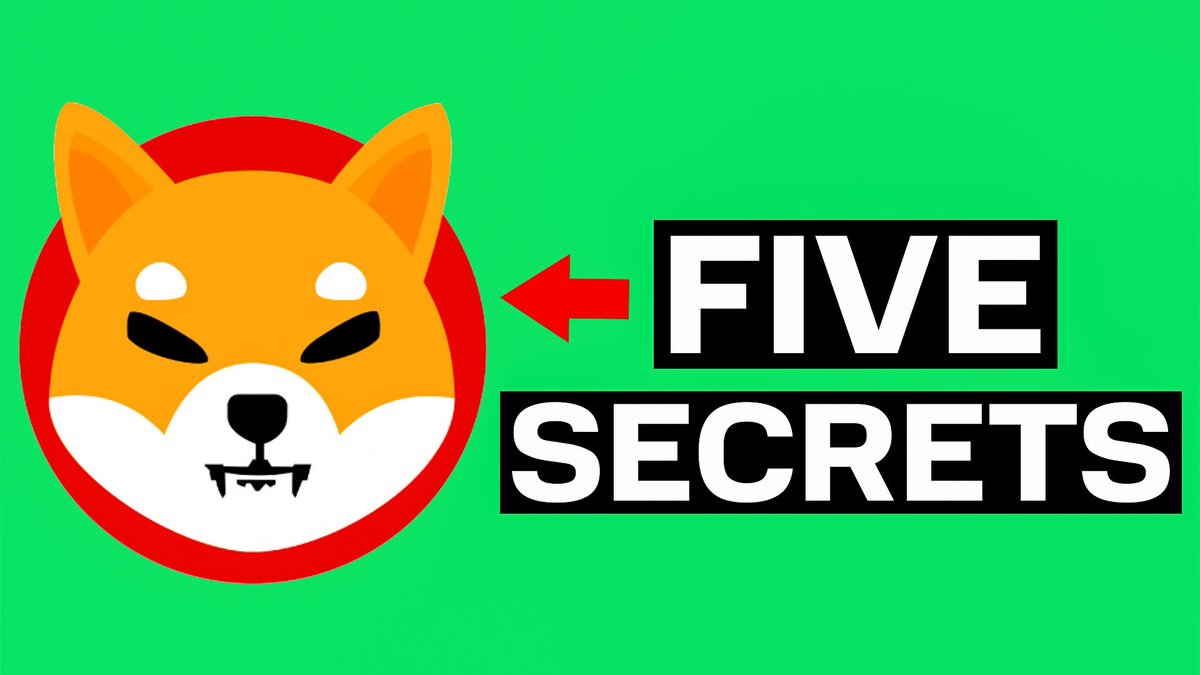 5 Secrets You Didn't Know About #SHIB:

Watch Now 👉 youtu.be/EOucTLsNx6Y