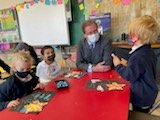 stmarybrookline's tweet photo. Thank you Superintendent Thomas Carroll for visiting St. Mary's. The students and staff were overjoyed with your visit!

@CSOboston 
@BostonCathSupt 
@stmarybrookline https://t.co/uTmezMUq7j