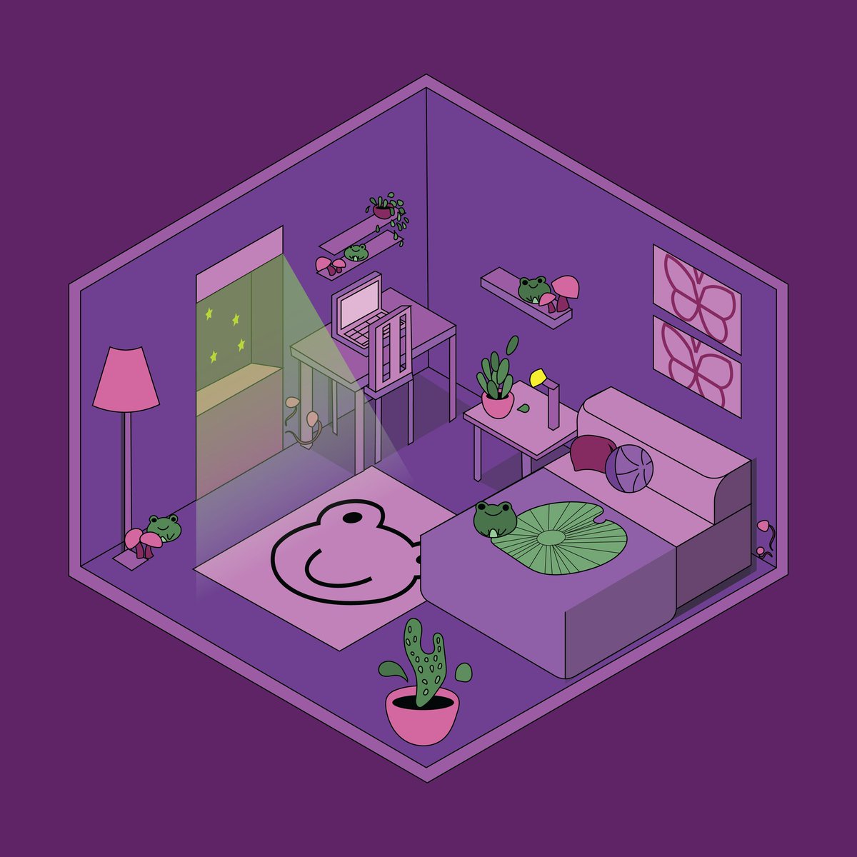 justatadextra's tweet photo. what if we kissed in my frog room #frogs https://t.co/vmFYK1duMn
