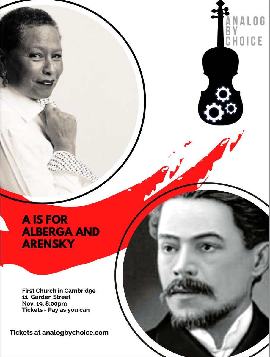 ByAnalog's tweet photo. Less than two weeks until our inaugural concert!! We are looking forward to sharing the music of Alberga and Arensky with you! Make sure to reserve your ticket early at https://t.co/bTo68BQMko https://t.co/29YjT3T084