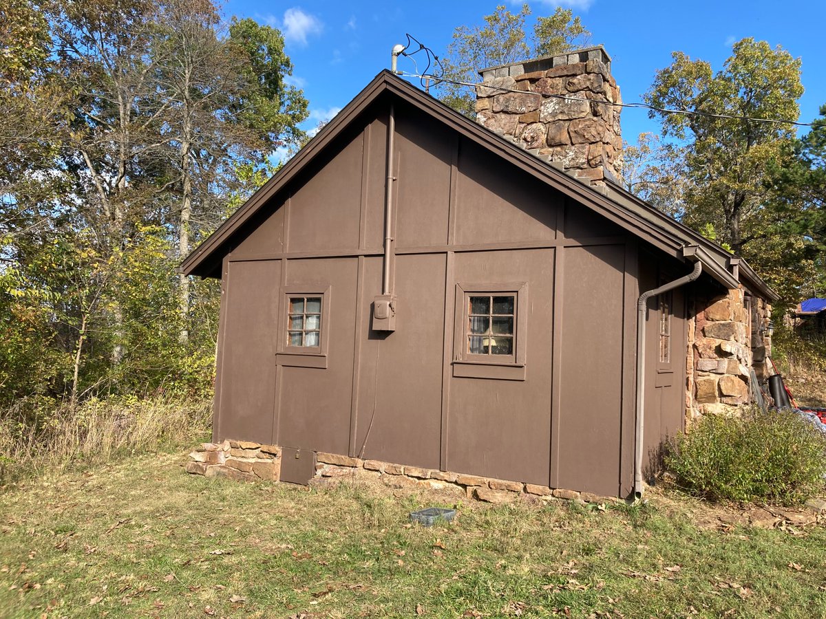 rmcowdrick's tweet photo. Fortunate to be able to join a HistoriCorps crew this past week, preserving the USFS’s Lake Wedington’s  cabins and structures. 
Consider joining a future HistoriCorp project. 

#historicorps #preservation #conservation #lakewedington https://t.co/isuhx5vugn