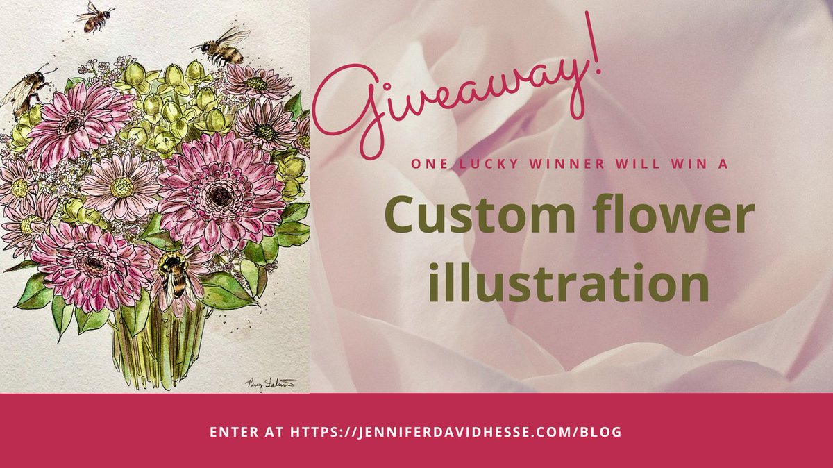 JessDylan_JenDH's tweet photo. To celebrate my upcoming book release, I'm giving away a custom watercolor-and-ink flower illustration-- which the winner will help design! #flowerhousemystery #cozymystery #flowerart #floralart #giftidea @what_penny_made https://t.co/31ZZEjo7MC
