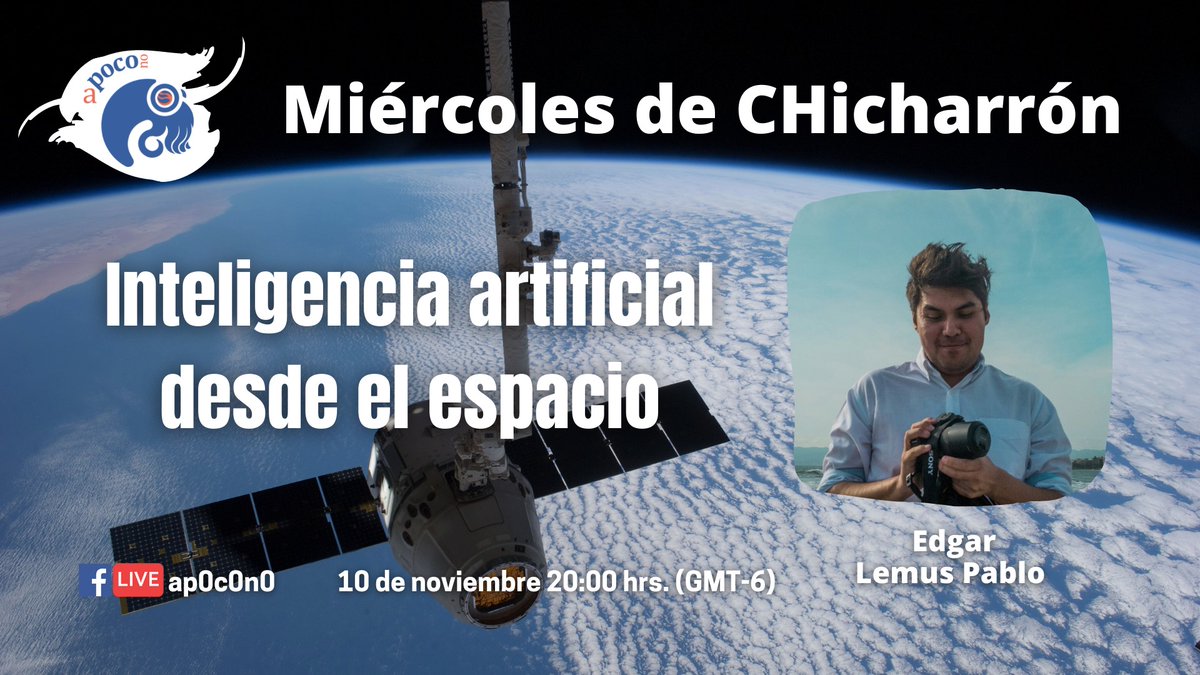 ealpv's tweet photo. Rara vez hago presentaciones de mi trabajo, pero las iniciativas de divulgación de ciencia y tecnología me emocionan mucho ¡Gracias @Ap0c0n0 por la invitación! 
https://t.co/kyj61a3vXh  #tecnología #percepciónremota #InteligenciaArtificial #DeepLearning #EarthObservation #EO4Good https://t.co/jS9MD2Cx3r