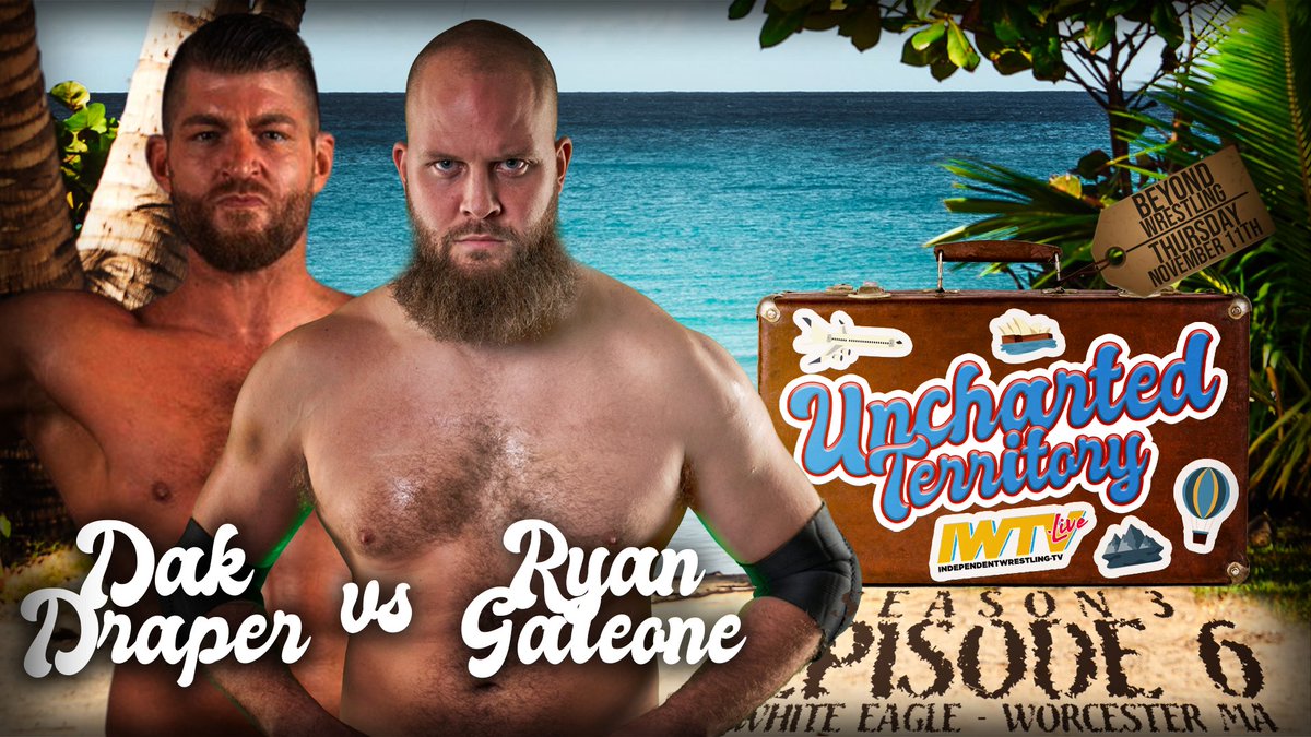 beyondwrestling's tweet photo. #UnchartedTerritory Season 03 Episode 06 this Thursday, 11/11/21 streaming LIVE from White Eagle in Worcester on @indiewrestling starting at 8pm ET!
- @MileHighMagnum 🆚 @AdrenalineRRush
- @sauce_williams 🆚 @Rikers0
- @Tony_Deppen 🆚 @jorajohl
- #ClubCam 🆚 #ShinobiShadowSquad https://t.co/YpkiJXrbfq