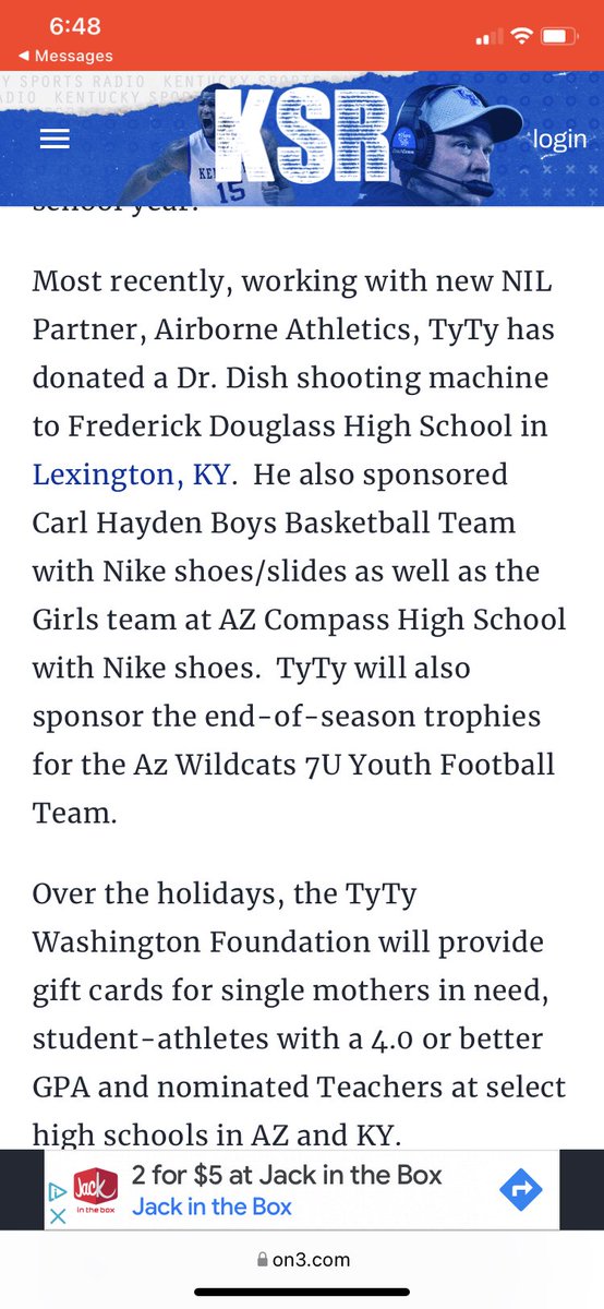 HaydenBoysBBall's tweet photo. Thank you @tytywashington3 for sponsoring the boys this year. We are truly thankful for you. #ThreeFive https://t.co/qY1uBerMyp
