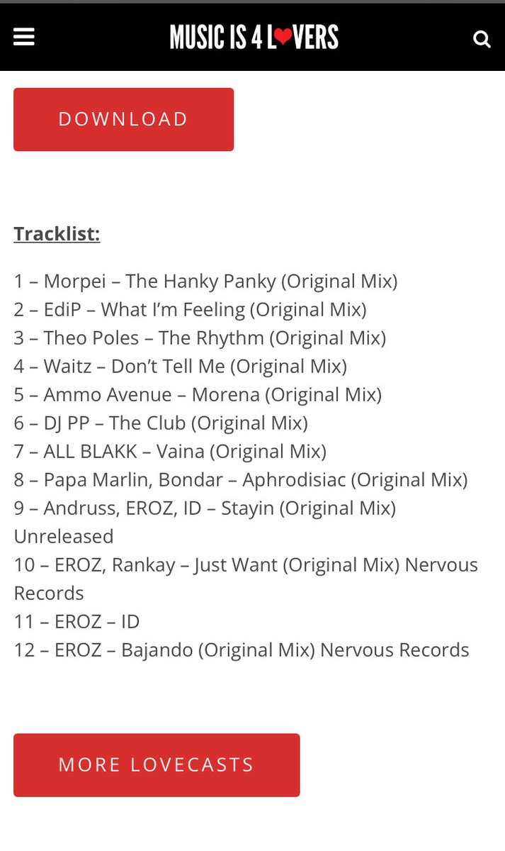 EROZ_MUSIC's tweet photo. Glad to share my new Lovecast #338 for my fam Music is 4 Lovers dropping tracks from artist as Ammo Avenue Papa Marlin Theo Poles Andruss ❤️

@Musicis4Lovers 

https://t.co/Y9XVPkjUkc https://t.co/hd4QjefmTJ