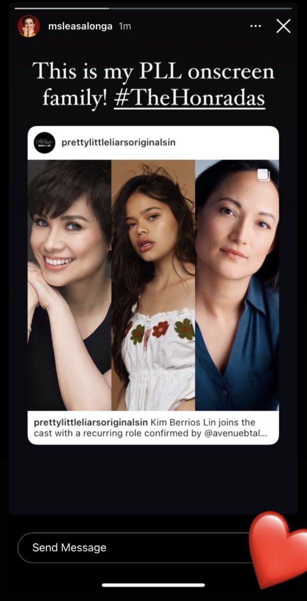 mlcis_dt's tweet photo. Dati tinatanong lang sa #AskLea at hindi nasasagot kung open ka ba sa LGBT roles, Elodie Honradas… ngayon, ito naaa 😭😭😭 Excited na ko sa PLL 😭🤘🏻 https://t.co/lze4tPNhP9