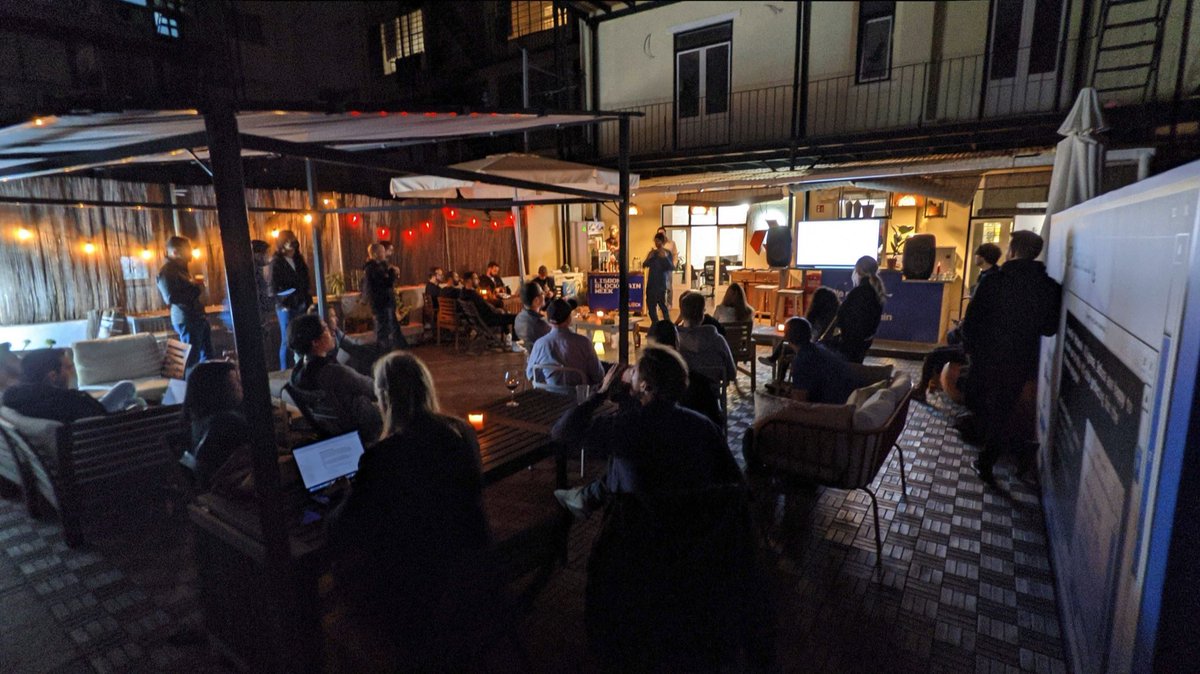 akashnet's tweet photo. What an awesome time 🍻 Thanks to everyone for showing up 

See you tomorrow https://t.co/EB4GxgQwxd