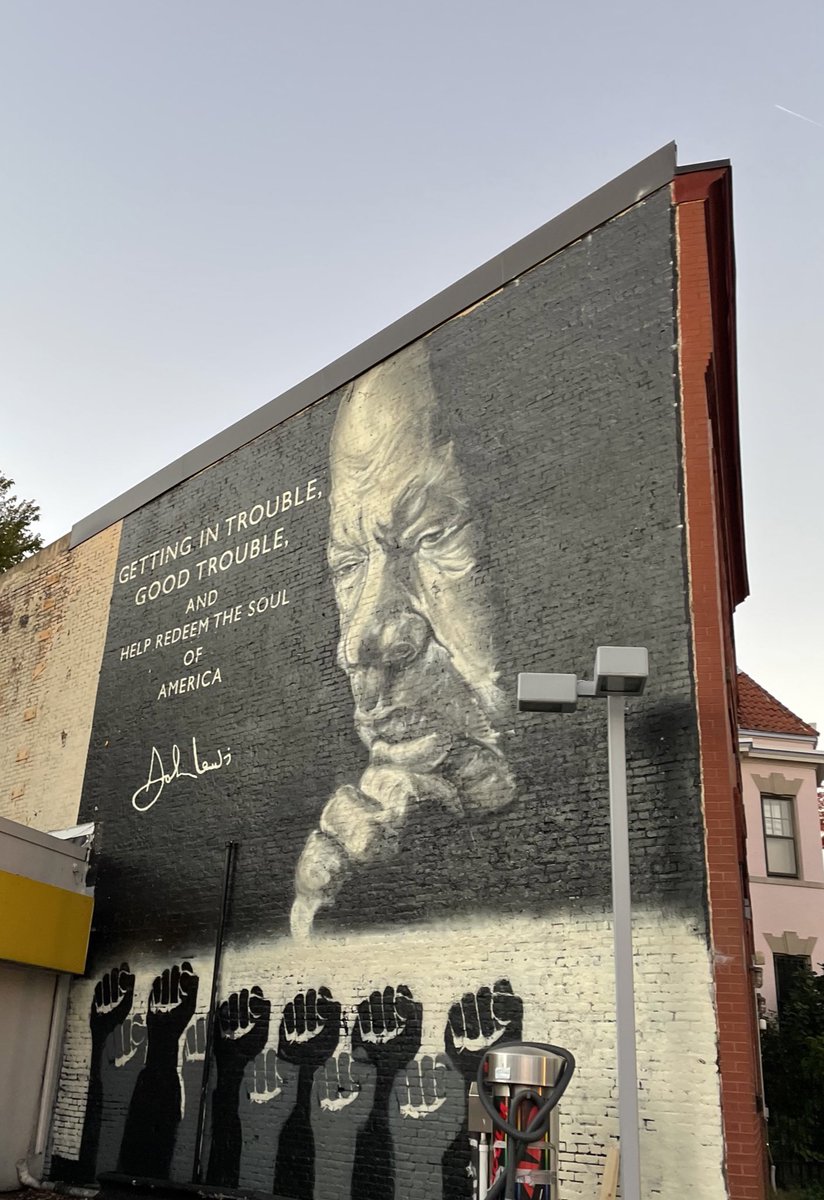 John Lewis mural at 13th and Penn SE (near E St)