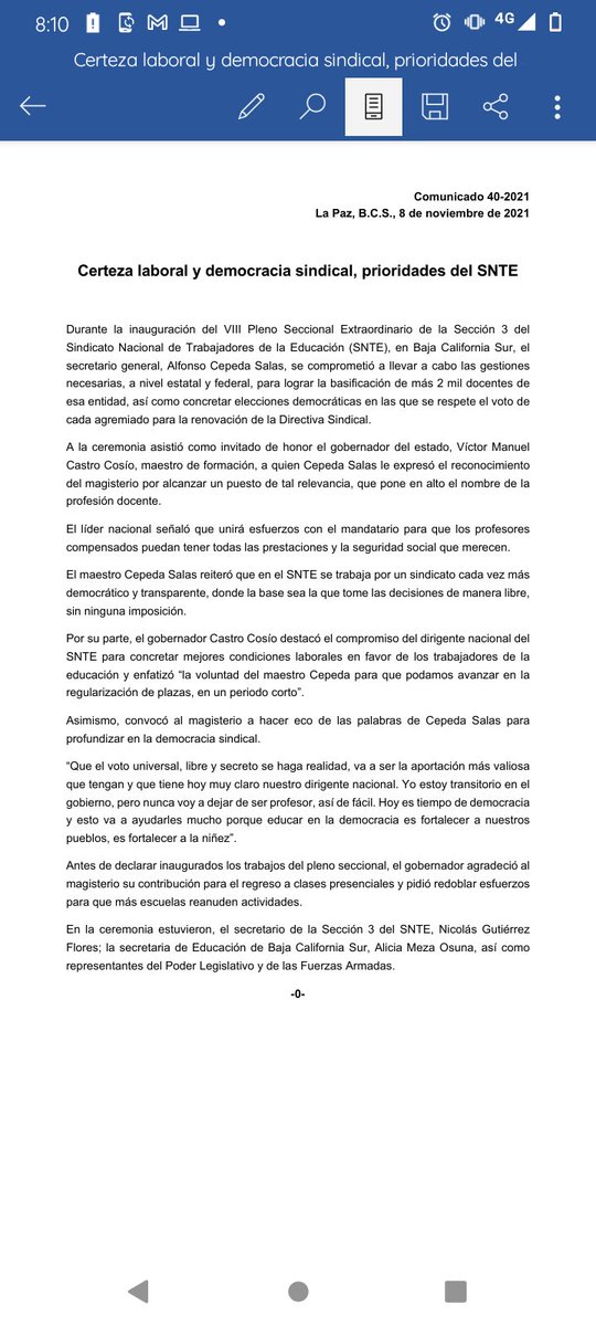 joselo_perez's tweet photo. Certeza laboral y democracia sindical, prioridades del #SNTE https://t.co/FXv12iT3jA