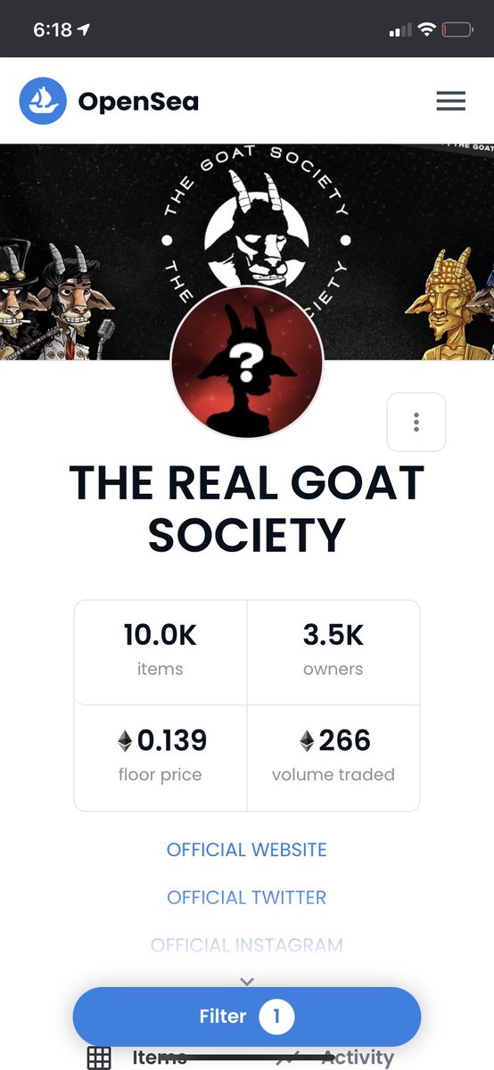 GarrettBeard30's tweet photo. @goatsocietynft Excited to see where this project goes in the future, says they even want to come out with a GOAT racing game very interesting 🤔 had to cop a few GOATS #goatsociety #goatgang @carlmoon @MMCrypto @Bitboy_Crypto https://t.co/gLyf1P3ow1