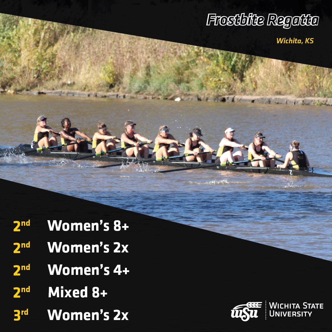 ShockerRowing's tweet photo. 🚨Results from the Frostbite Regatta this weekend🚨 https://t.co/9qddU5M2hI
