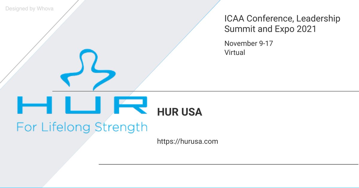 hurusa's tweet photo. HUR USA is proud to announce that we are attending and presenting at the 2021 ICAA Conference, Leadership Summit Expo on November 9, 10, 16 &amp; 17, 2021. 

Check us out at our Virtual Booth!
You can participate by signing up here: https://t.co/4kmNoTMTVV

#HURUSA #Wellness #ICAA https://t.co/dk1OLeDb5J