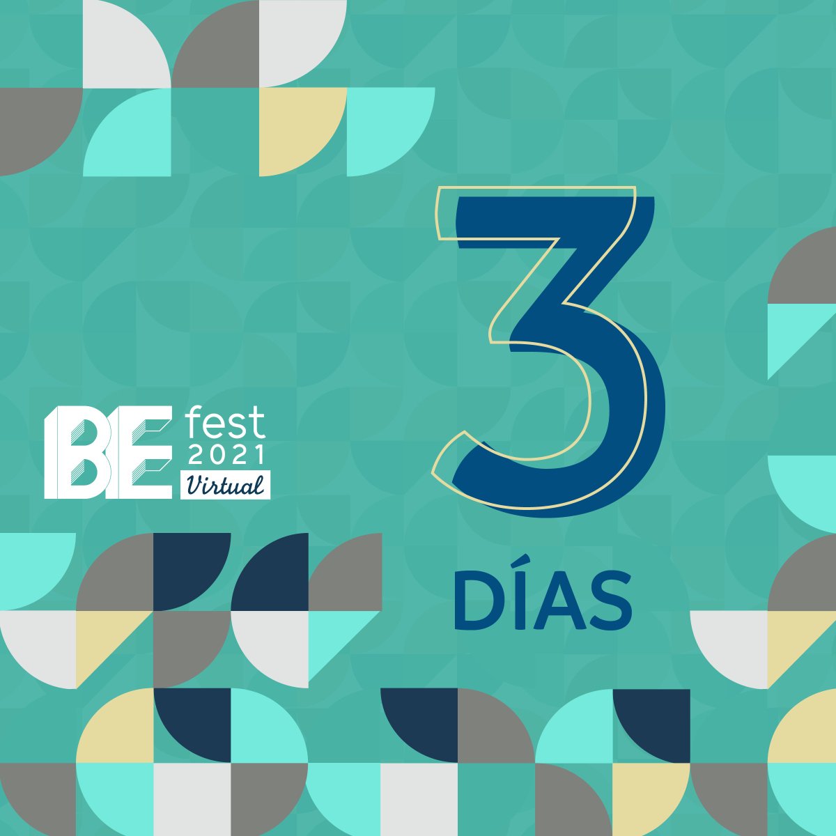 ¡Ya oficialmente comenzamos el countdown para el #BEFest! Solo faltan tres días y estamos bien pompia’os 🙌

Separa tu espacio para una experiencia digital interactiva y con un panal de recursos de apoyo empresarial. Regístrate gratis en bit.ly/3BWYNzp