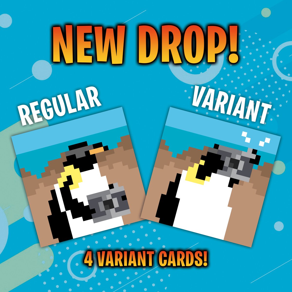 RetroPenguins's tweet photo. NEW #NFT Retro Penguins #Variant Drop! 🐧
LIMITED: https://t.co/cE0bI2V81e https://t.co/5D7k1KtDwj