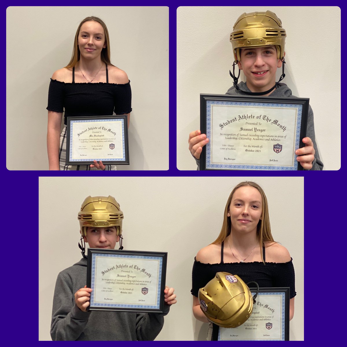 TPHColorado's tweet photo. CONGRATULATIONS to Mia Sundquist and Samuel Yeager for being named the October Student-Athletes of the Month for TPH Denver! 🎉🙌

#tph #academics #athletics #citizenship #tphway https://t.co/9ijQCg2wkZ