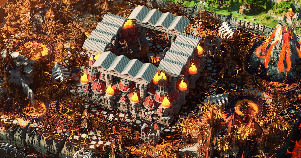 SakoueMc's tweet photo. -- Spawn / Warzone Angel😇, Hell😈 --

Build on Discord :
https://t.co/BNJ9zrQPJP 

Render : 
@LordKingCrown

#Minecraft / #minecraftbuild / #minecraft建築コミュ https://t.co/ev0ubo69lX