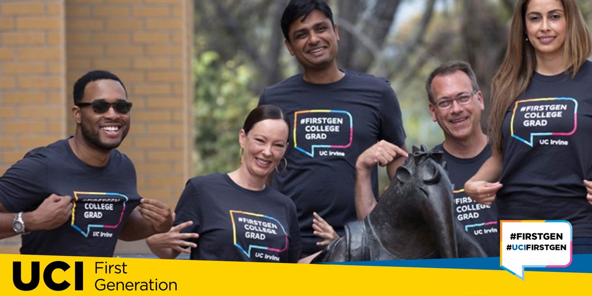 UCIovptl's tweet image. Today is @UCIrvine First-Gen Day, our campuswide celebration in honor of the National First-Generation College Celebration. We dedicate this day to our incredible @UofCalifornia first-gen students, faculty, and staff! Thanks for all you do! #FirstGenUCI #UCFirstGen