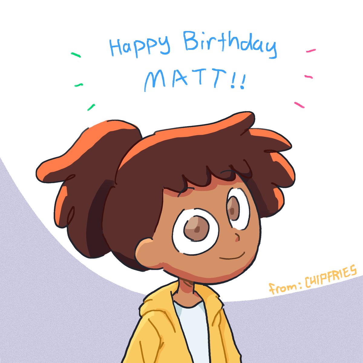 ChipFries_'s tweet photo. HAPPY BDAY MATT!!
I’m so glad I found this fantastic show, it has now become my dream to work in an animation industry and to create shows like Amphibia, thank you for inspiring me and have a fabulous day!!!
@Radrappy https://t.co/HytK98hf70