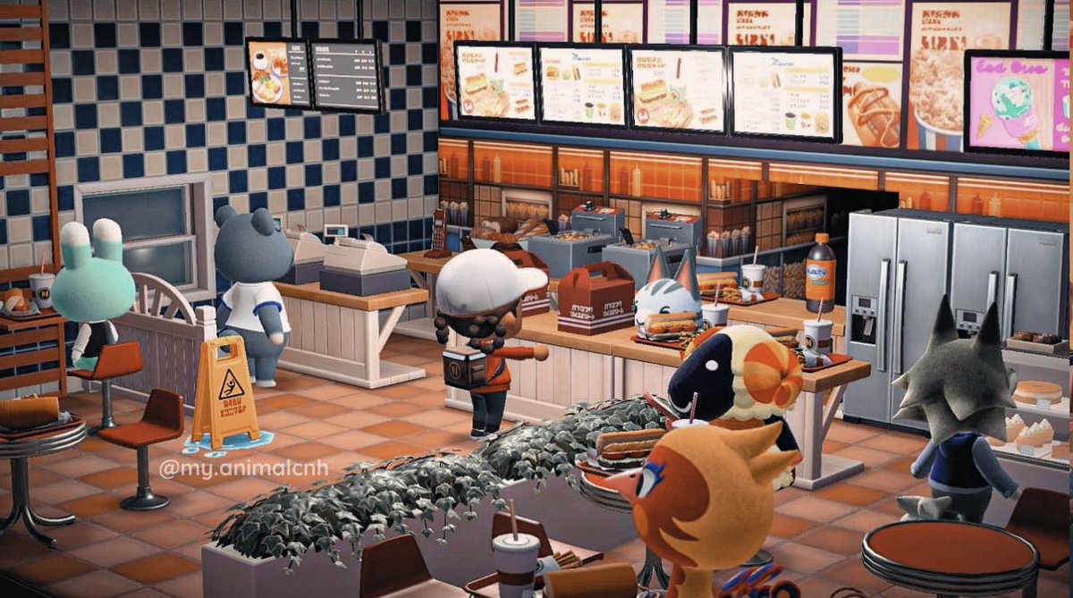 my_animalcnh's tweet photo. Sometimes I work in a 🍟 Mc Nookals 🍟 as a delivery woman 

#AnimalCrossing https://t.co/4uAVHCdpTo
