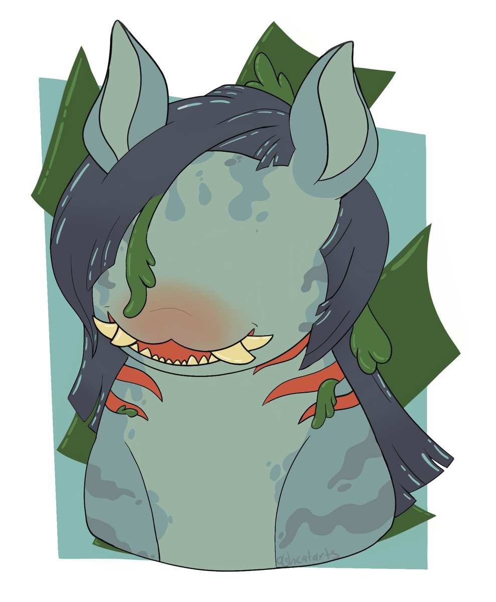 AshCatArts's tweet photo. Swampy #Leechmonster
owner: wyrmbloods
This came out so good. https://t.co/TlBigjndoU