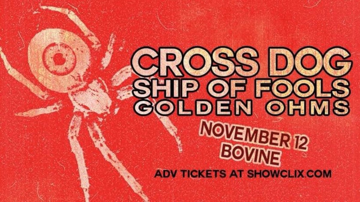 Bovine Sex Club this Friday, November 12. With our friends @CrossDog666