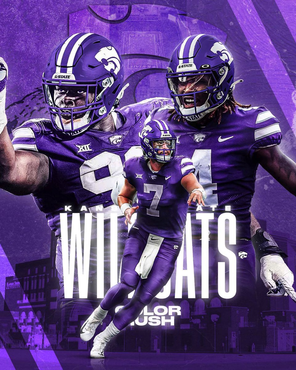 Dylan_Foster30's tweet photo. 🟣🟣 #KStateFB #PoundtheStone⚒ 

@skylarjthompson 
@timothyhorne1
@Leekfor6 https://t.co/6Hp2wkqb75