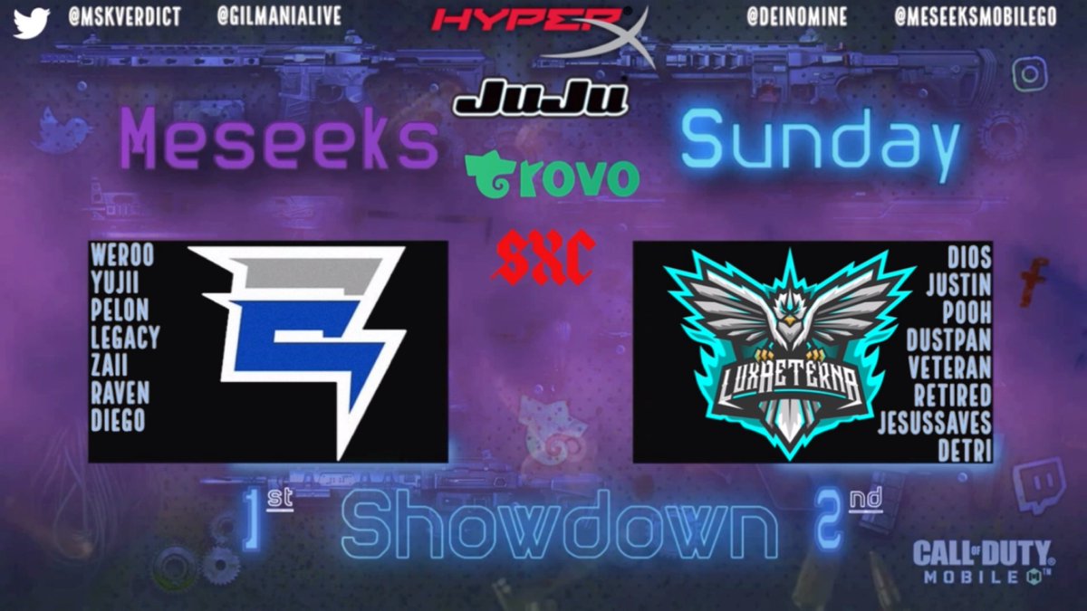 MeseeksMobileGO's tweet photo. Results from this weeks #MSS 💯

🥇  @Team11ty  👑 
🥈  LuxAeterna

Sponsors: @SXCsleeves @WeAreJuJu @trovolive @HyperX 

🎙Casters:  @MskVerdict 
@DeiNomine 

📺Rewatch here: https://t.co/sxhH9OPvcd

Huge thanks to everyone who played and supported in the streams💙💙 https://t.co/3lN1IcV0fW
