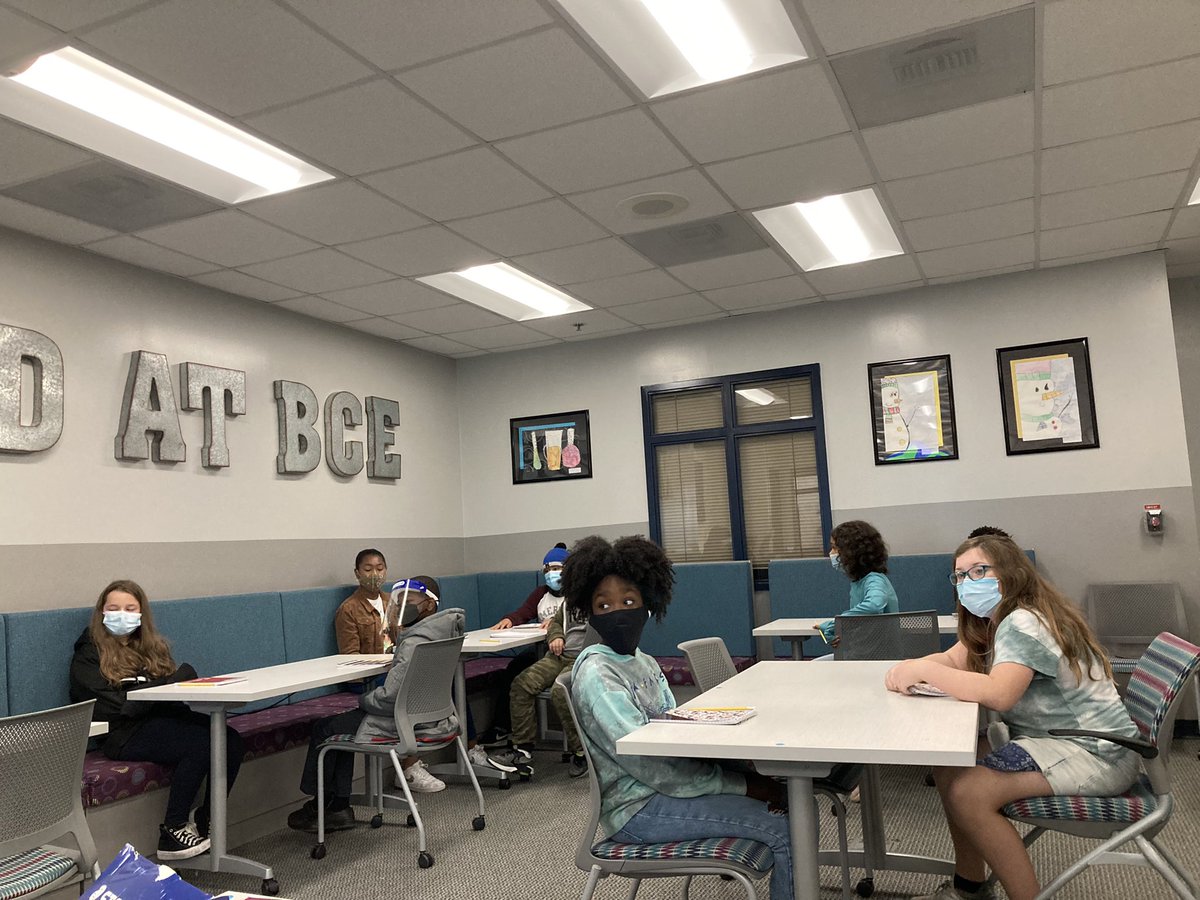 BCE’s Cougar Council members met today to plan some exciting upcoming events! #notetaking #studentcouncilrocks <a href="/MEDatBCE/">Bridge Creek Elem</a> <a href="/MarianSimmons27/">Marian Simmons</a> <a href="/KTEPrincipal121/">Kristen T. Eubanks</a> <a href="/RichlandTwo/">Richland School District Two</a>