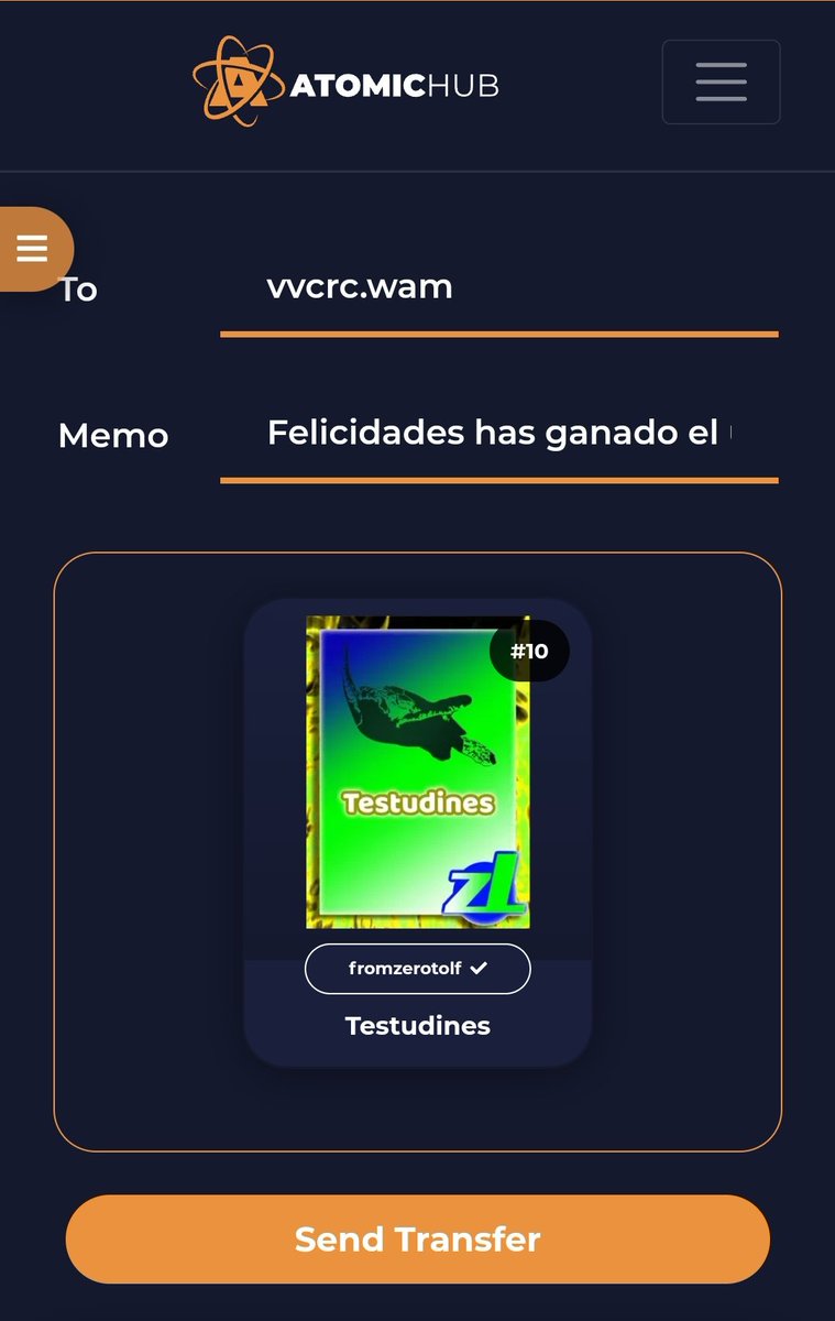 FromZeroToLive1's tweet image. Felicidades a la cuenta vvcrc.wam quien fue el último ganador del último de los 10 nft legendarios Testudines!!! #NFT #nftcollector #zlivcoin #AtomicHub