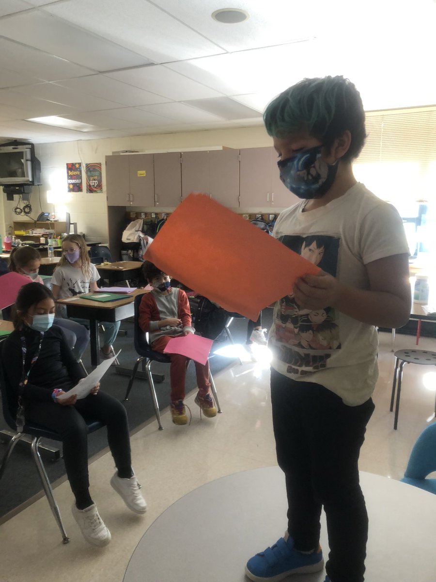 MrsTheobald3rd's tweet photo. Writers shared their small moment personal narratives with the class. We loved being on “stage” to clearly read our stories to our classmates! https://t.co/bF2JONXhOH