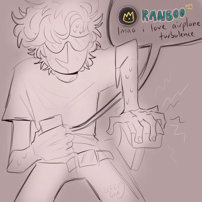 day 3 of drawing ranboo gripping objects until he blocks me
#ranboofanart 