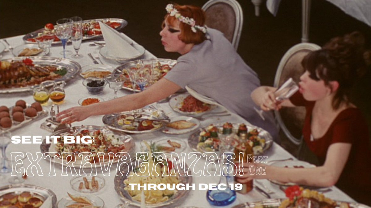 MovingImageNYC's tweet image. FELLINI &amp;amp; ANDERSON 
&amp;amp; DEMILLE &amp;amp; COPPOLA &amp;amp; CHYTILOVÁ &amp;amp; 
POTTER &amp;amp; WILLIAMS &amp;amp; ZHANG &amp;amp; RUSSELL 
&amp;amp; GILLIAM &amp;amp; MADDIN &amp;amp; MÉLIÈS &amp;amp; 
OTTINGER &amp;amp; STERNBERG &amp;amp; SMITH.

Cinema's greatest excess, without all the excuses. #SEEITBIG: EXTRAVAGANZAS! continues this weekend. 🎟️bit.ly/SIBExtra