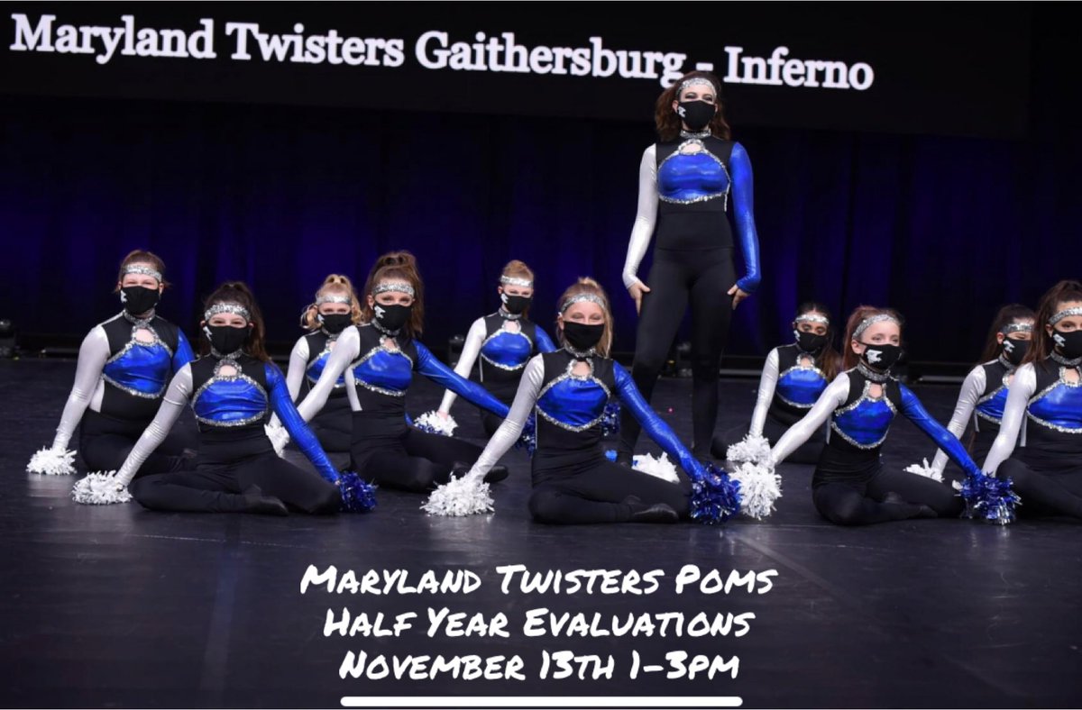 Join the Black and Blue Pom Crew at MDT MoCo