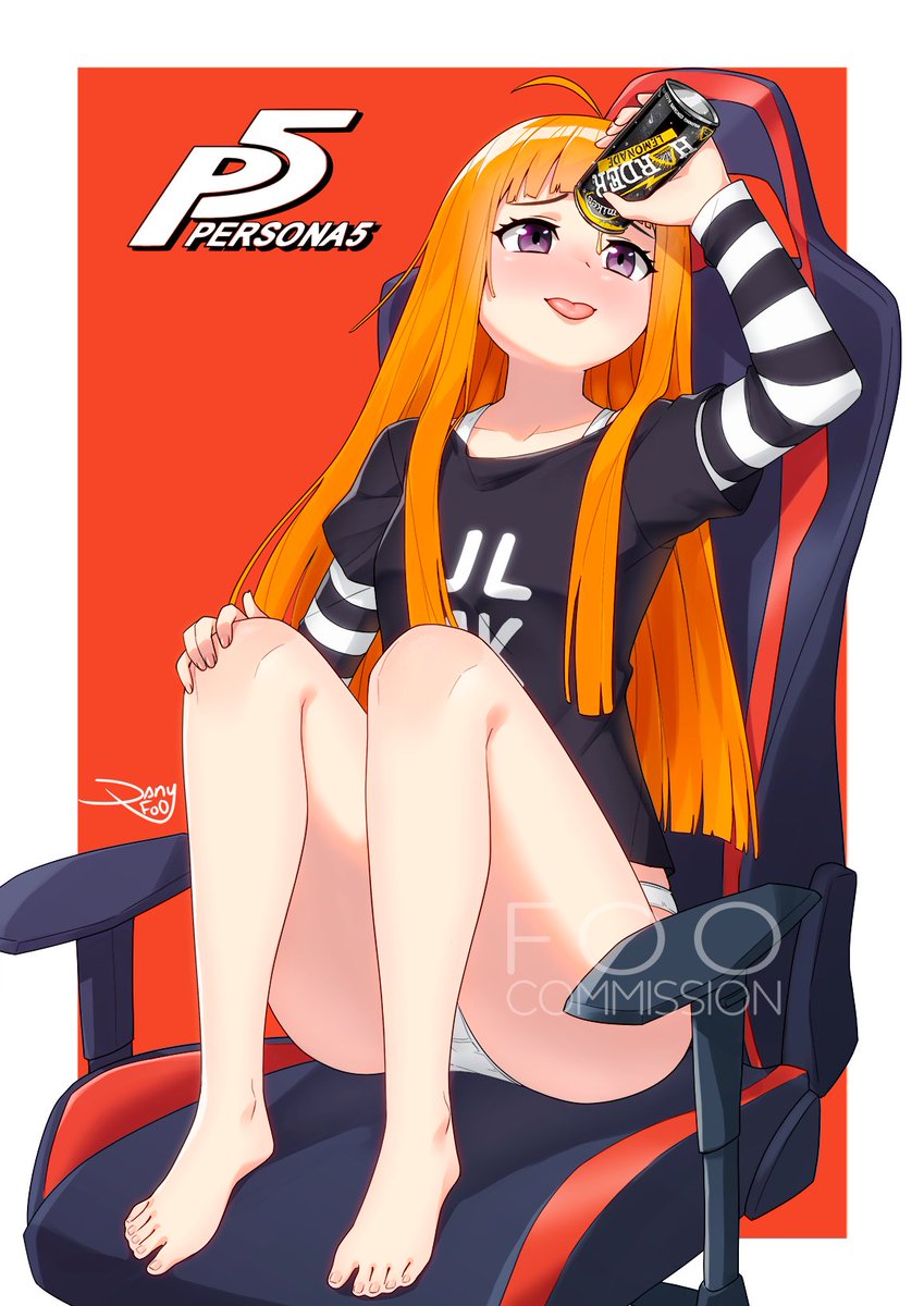 Commission for @Ginger10345 🔥

#Persona5 #P5 #futabasakura #persona #fanart #beer #gamer