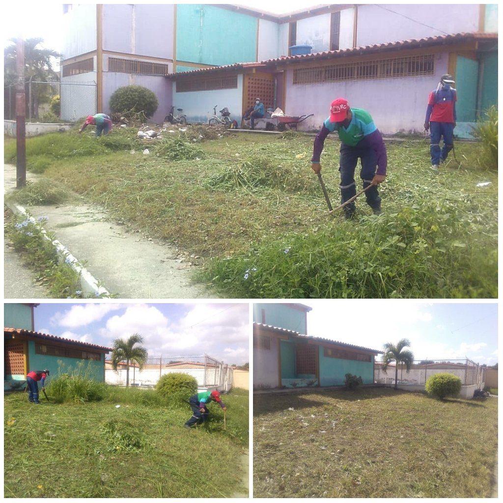 #8Nov | La Alcaldesa Mirna Vies realiza trabajos de Limpieza, Desmalezamiento y Mantenimiento en las áreas exteriores del Centro Cultural y Deportivo "Los Rastrojos", Sector Los Rastrojos, Parroquia José Gregorio Bastidas. #JuntosYJuntasEsMásSencillo