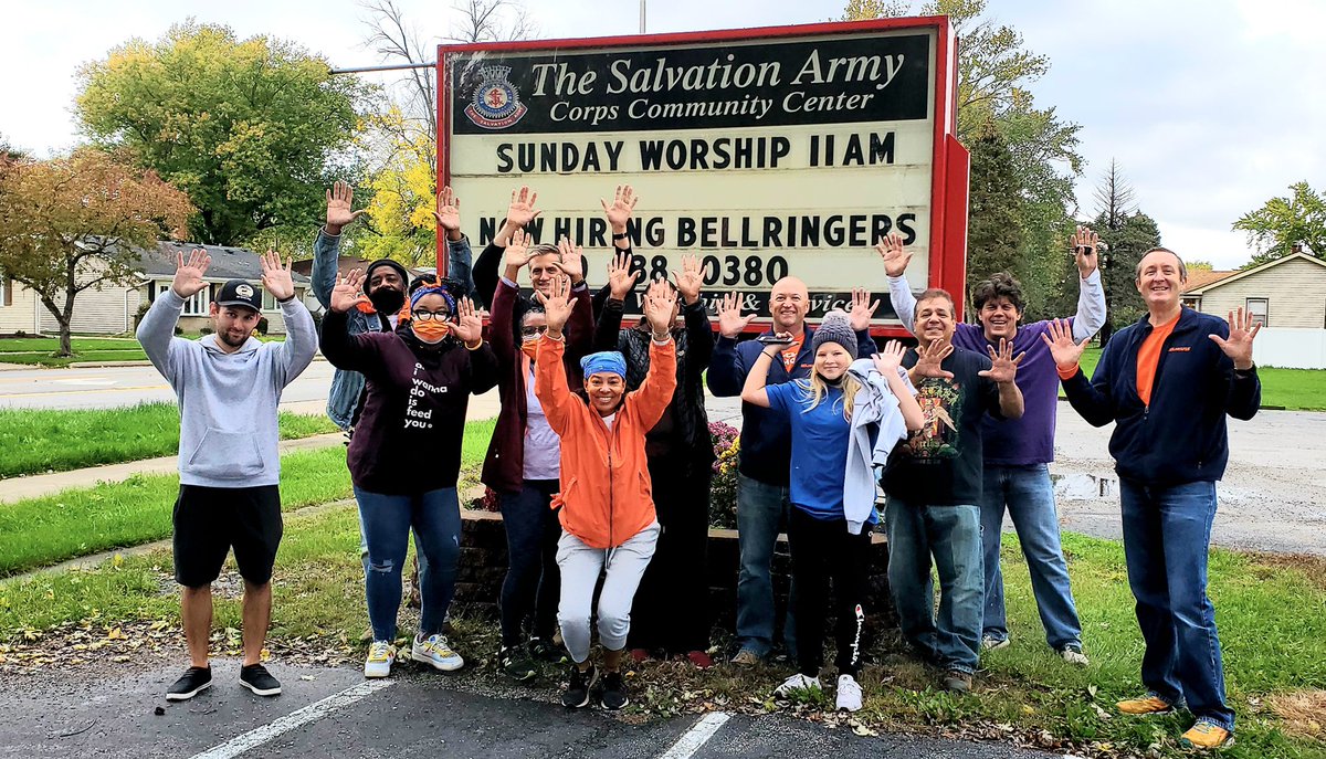 milhouseinc's tweet photo. Big shout out to the MILHOUSE POWER SQUAD for a wonderful Saturday morning service outing at @salvationarmy in Munster, Indiana. In just four hours the team was able to clean &amp; wax the floor, organize &amp; clean the kitchen &amp; bathrooms, and more! #poweredbygiving #milhousecharities https://t.co/pWpqZPajxm